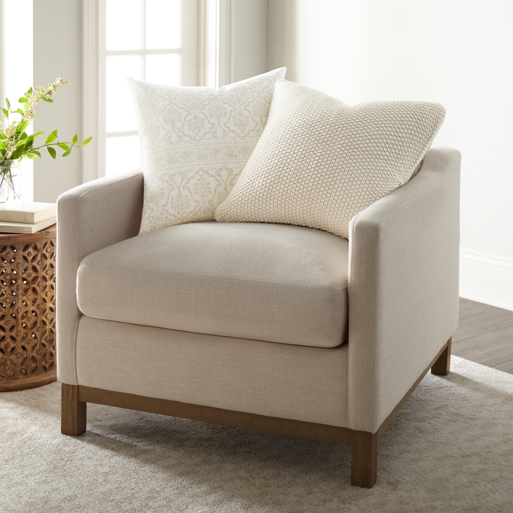 Kathleen Natural Accent Pillow Set of 2 - Thumbnail - Image 3