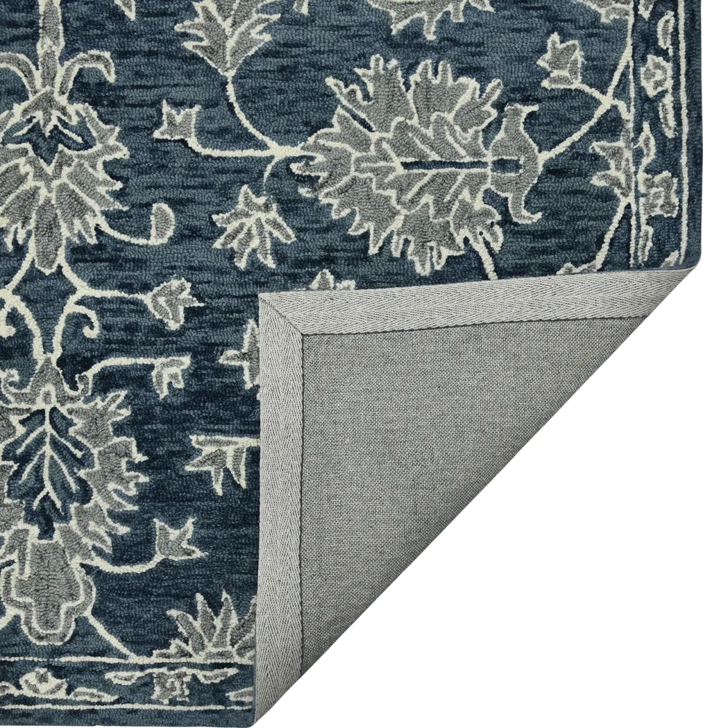 Katiya Navy 5' x 8' Rug - Thumbnail - Image 3