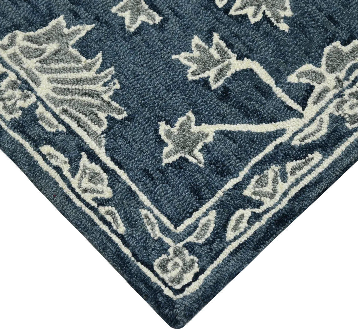 Katiya Navy 5' x 8' Rug - Thumbnail - Image 4