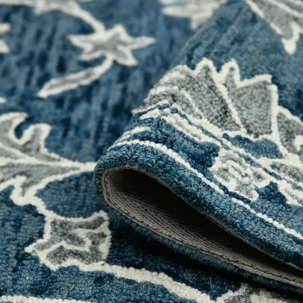 Katiya Navy 5' x 8' Rug - Thumbnail - Image 6