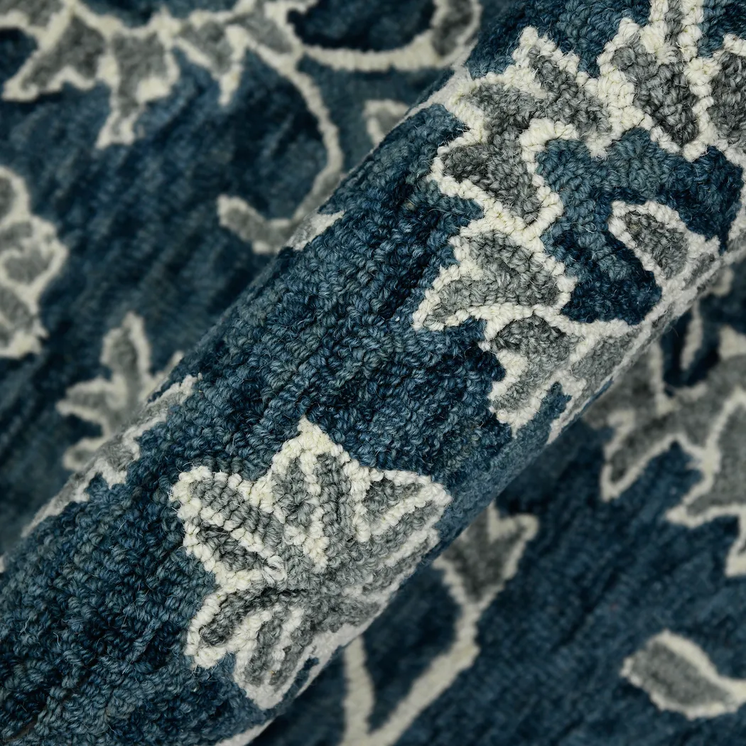 Katiya Navy 5' x 8' Rug - Thumbnail - Image 8