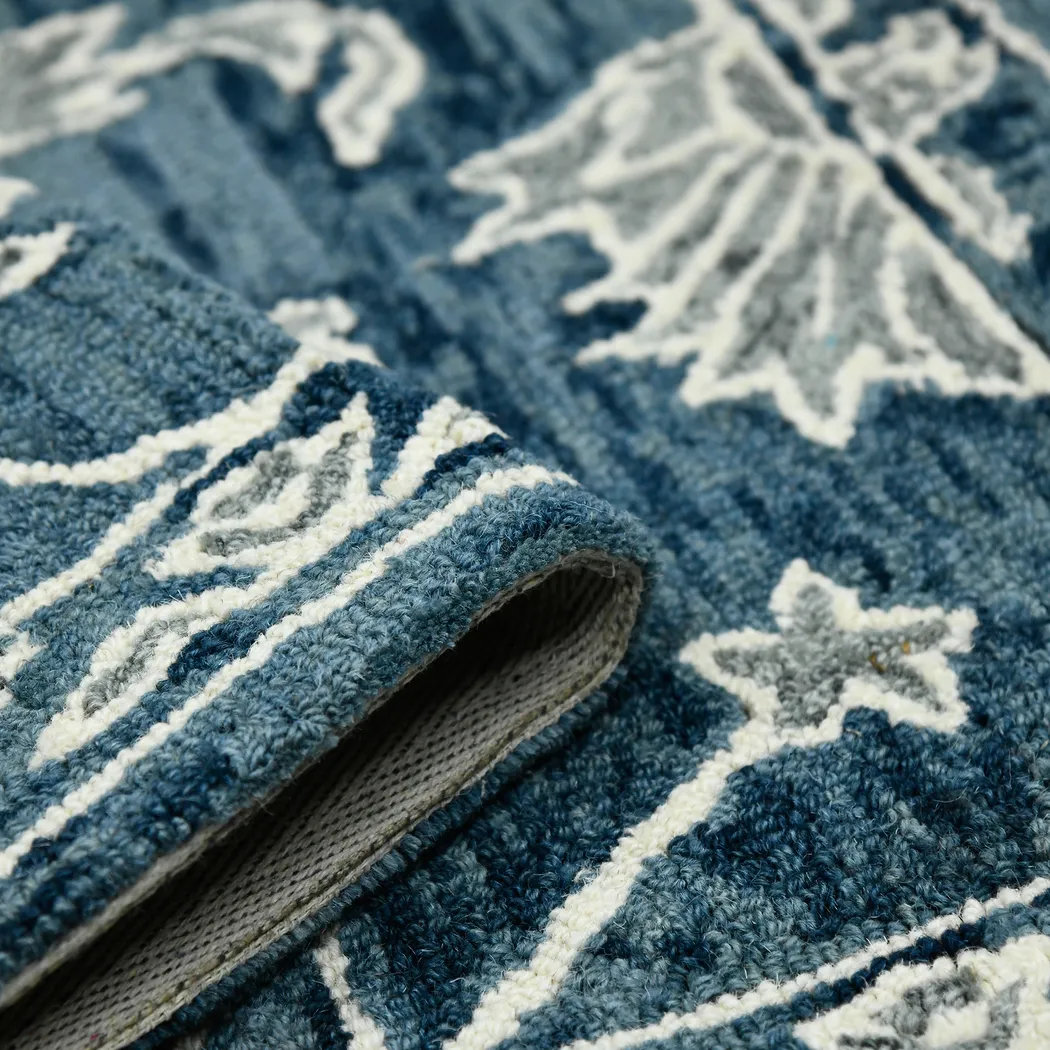 Katiya Navy 5' x 8' Rug - Thumbnail - Image 9