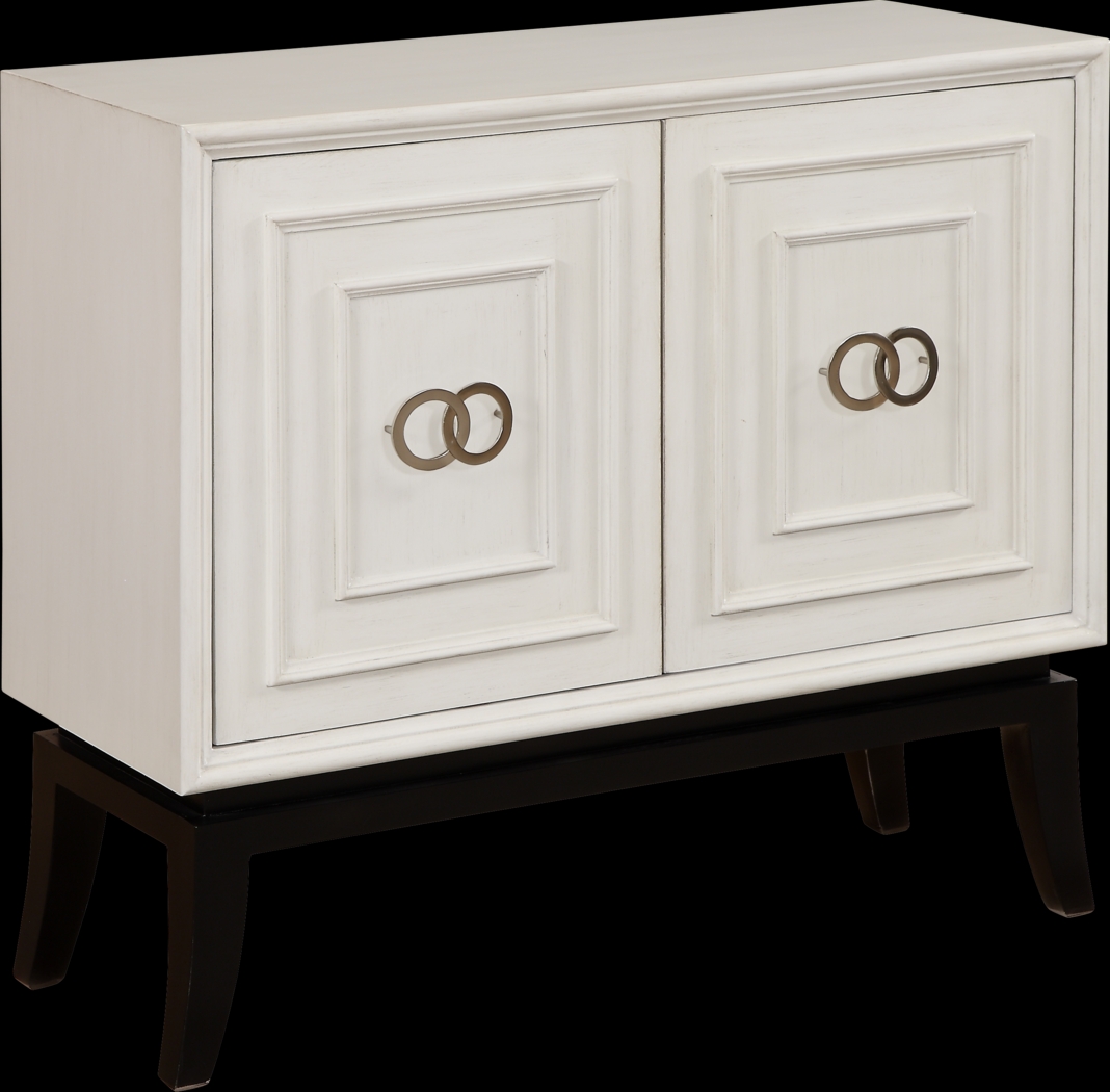 Katkay White Accent Cabinet - Thumbnail - Image 1