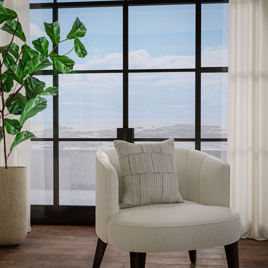 Katrin Gray Indoor/Outdoor Accent Pillow - Thumbnail - Image 2