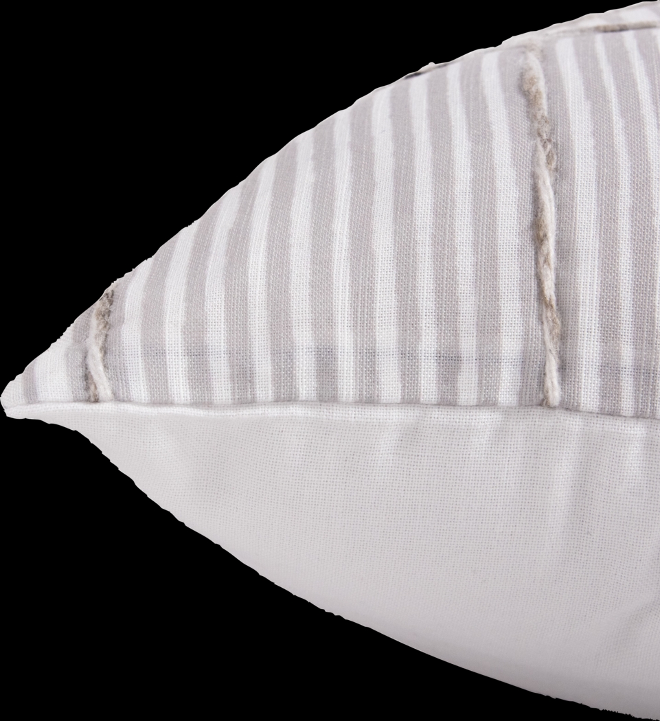 Katrin Gray Indoor/Outdoor Accent Pillow - Thumbnail - Image 3