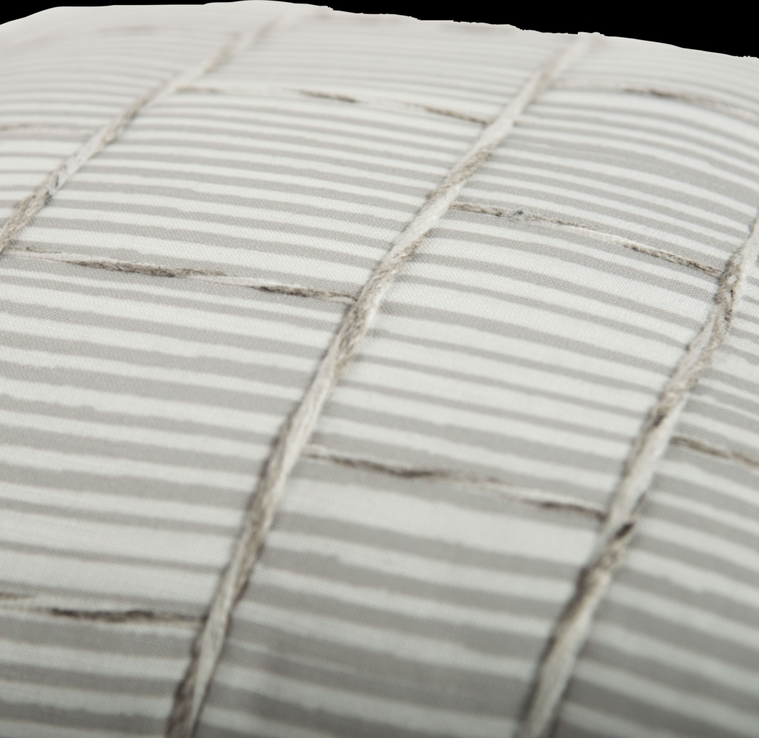 Katrin Gray Indoor/Outdoor Accent Pillow - Thumbnail - Image 6