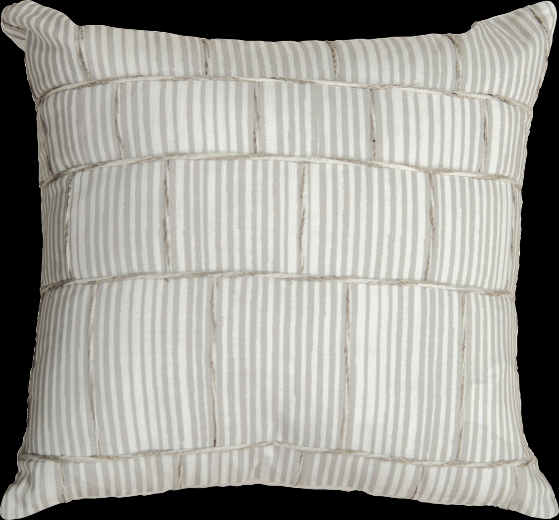Katrin Gray Indoor/Outdoor Accent Pillow - Thumbnail - Image 1