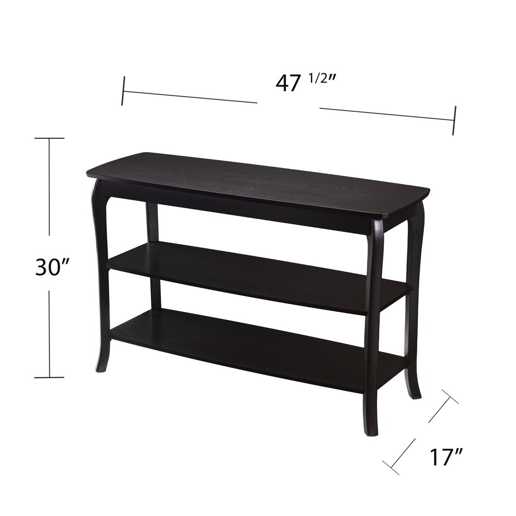 Katzman Black Sofa Table - Thumbnail - Image 5