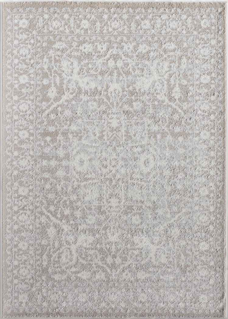Kaven Cream 5'3 x 7' Rug - Thumbnail - Image 1