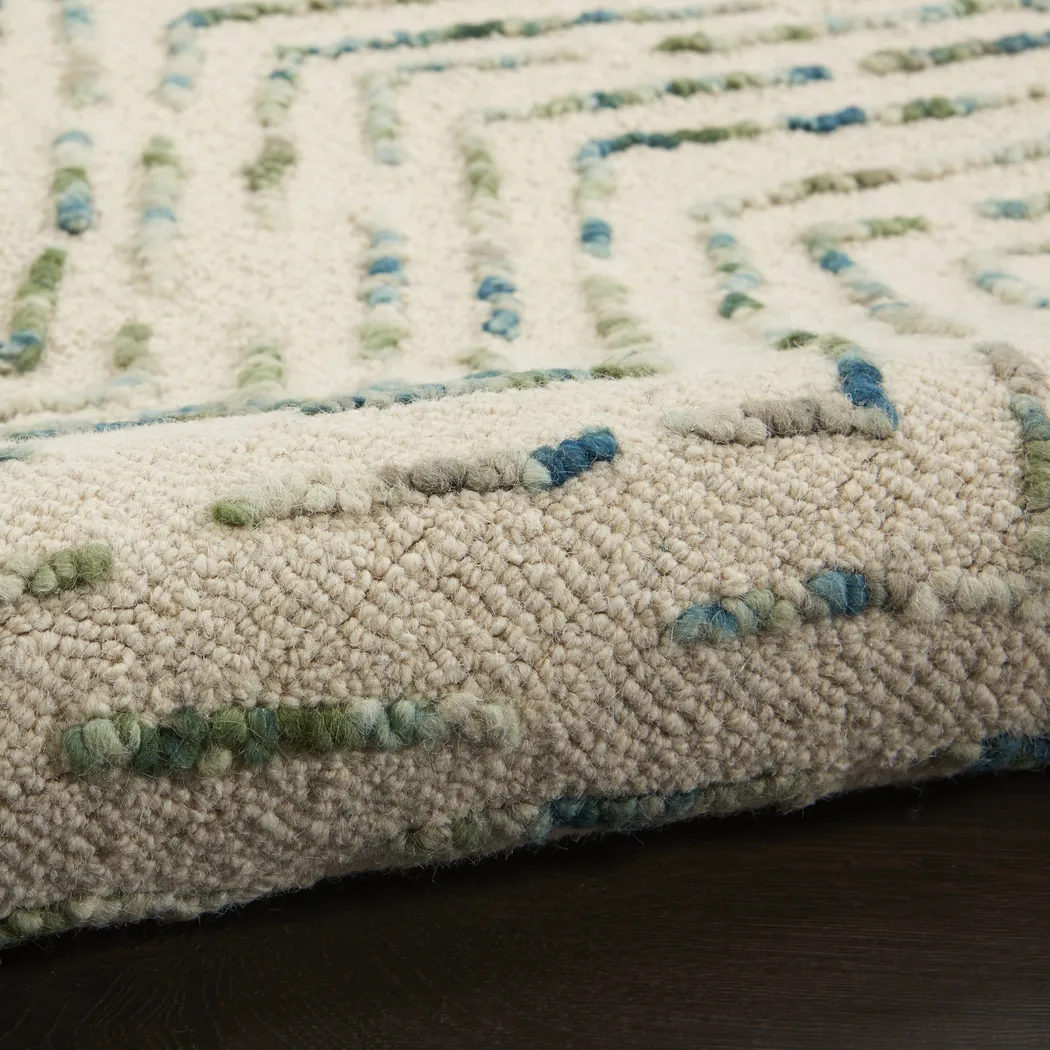 Kavos Beige 3'9 x 5'9 Rug - Thumbnail - Image 3