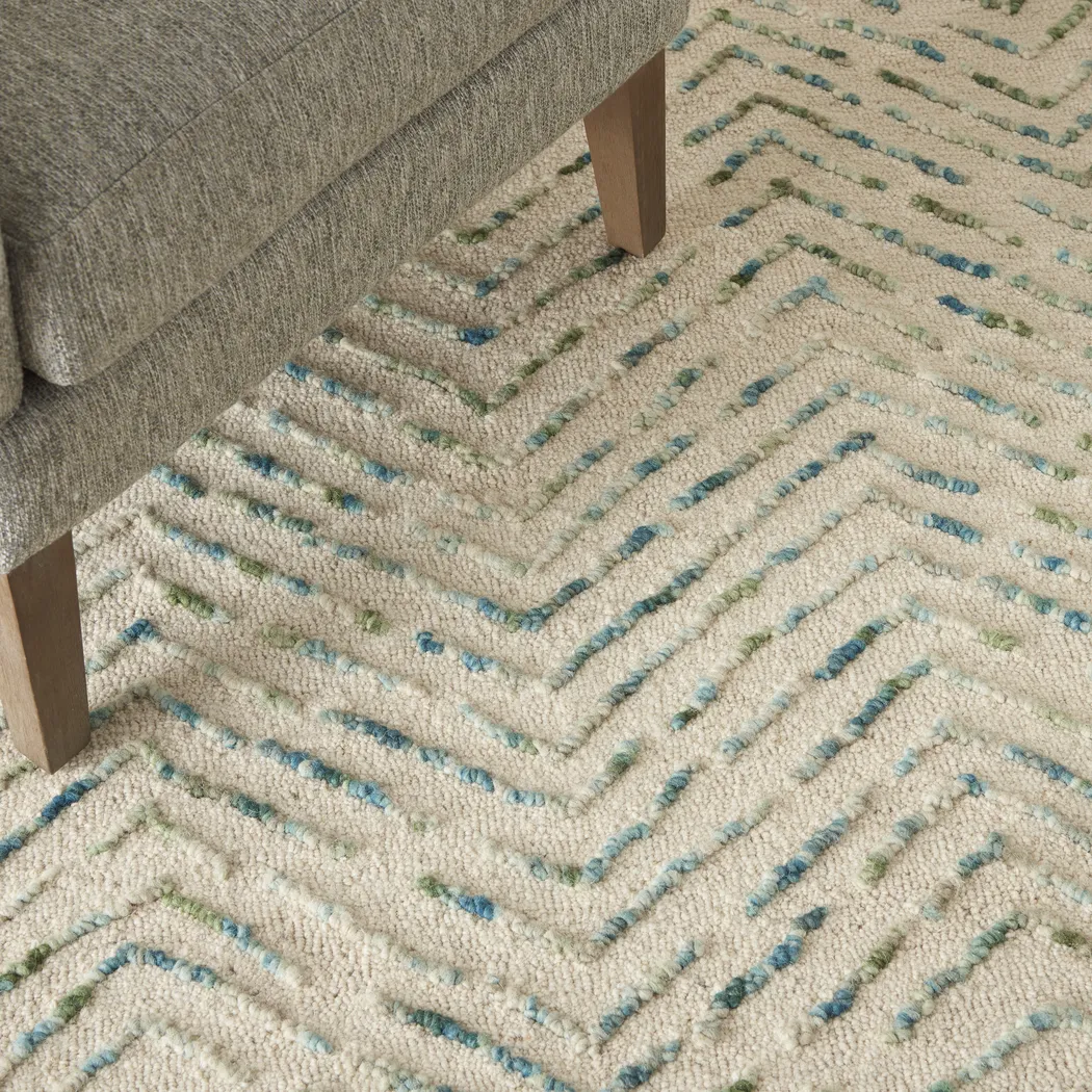Kavos Beige 3'9 x 5'9 Rug - Thumbnail - Image 6