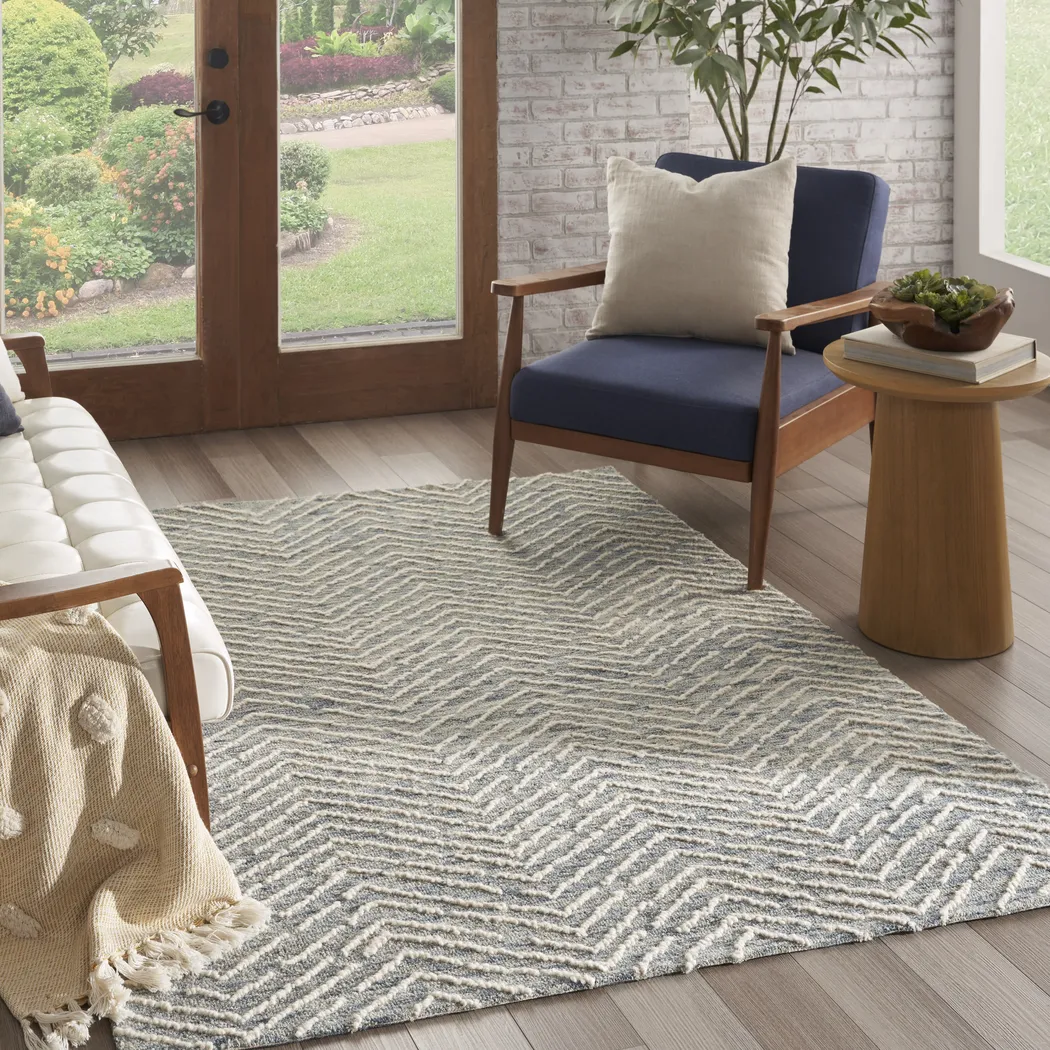 Kavos Blue 8'3 x 11'6 Rug - Thumbnail - Image 2