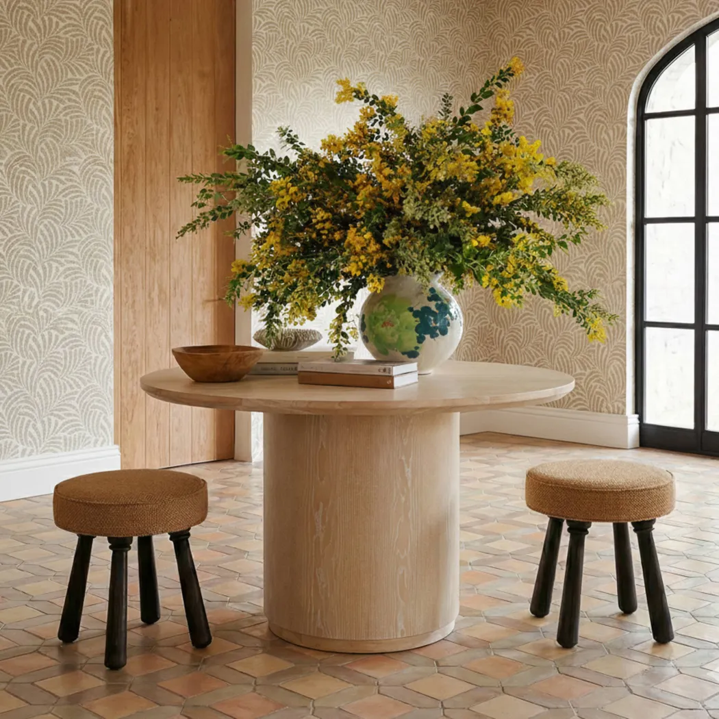 Kaydron Brown Stool - Thumbnail - Image 2