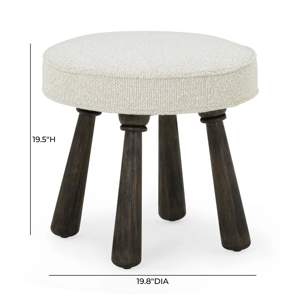 Kaydron Cream Stool - Thumbnail - Image 4
