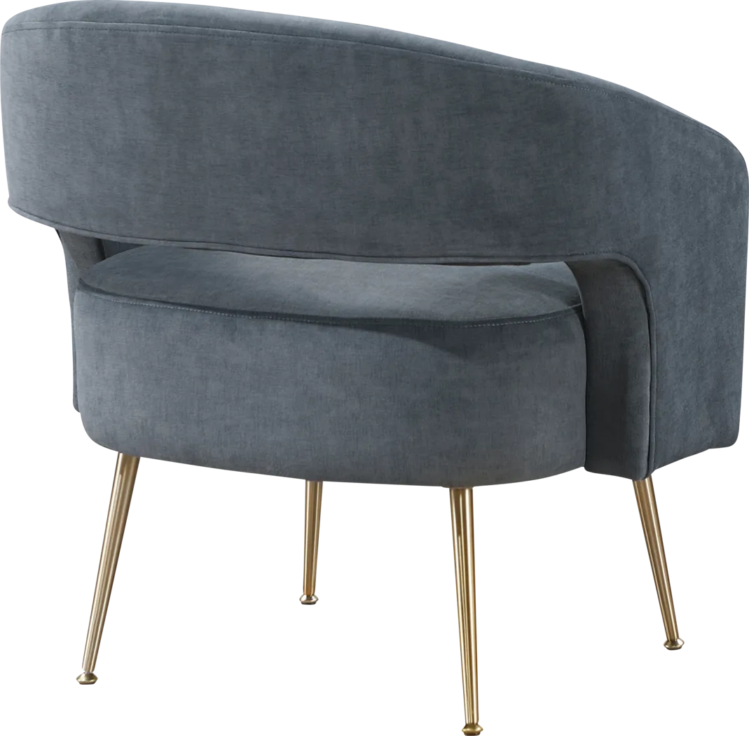 Kayi Gray Accent Chair - Thumbnail - Image 4