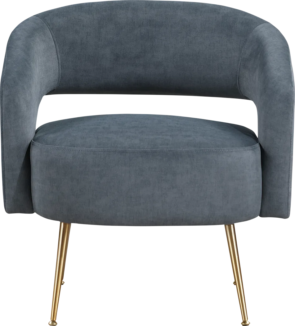 Kayi Gray Accent Chair - Thumbnail - Image 6