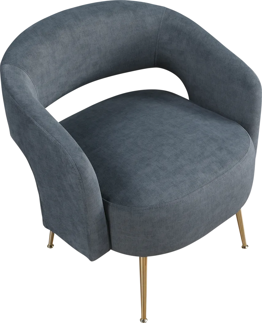 Kayi Gray Accent Chair - Thumbnail - Image 7