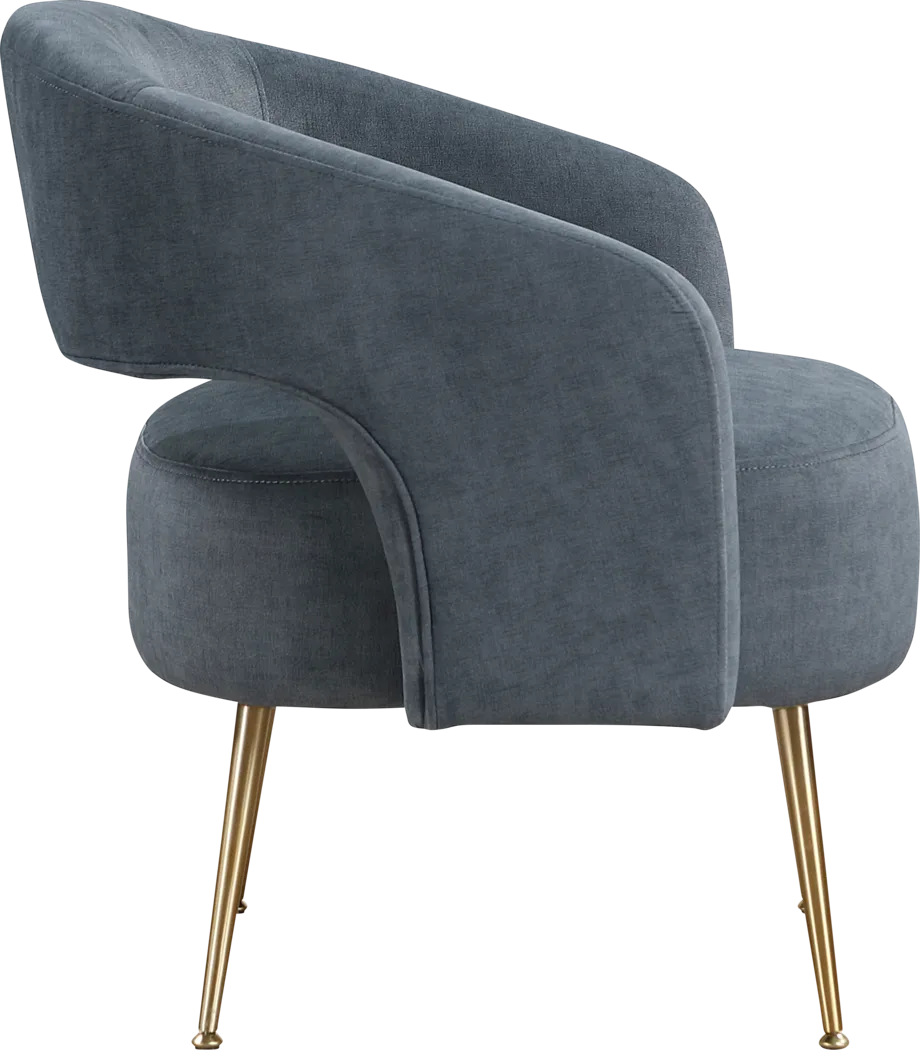 Kayi Gray Accent Chair - Thumbnail - Image 8