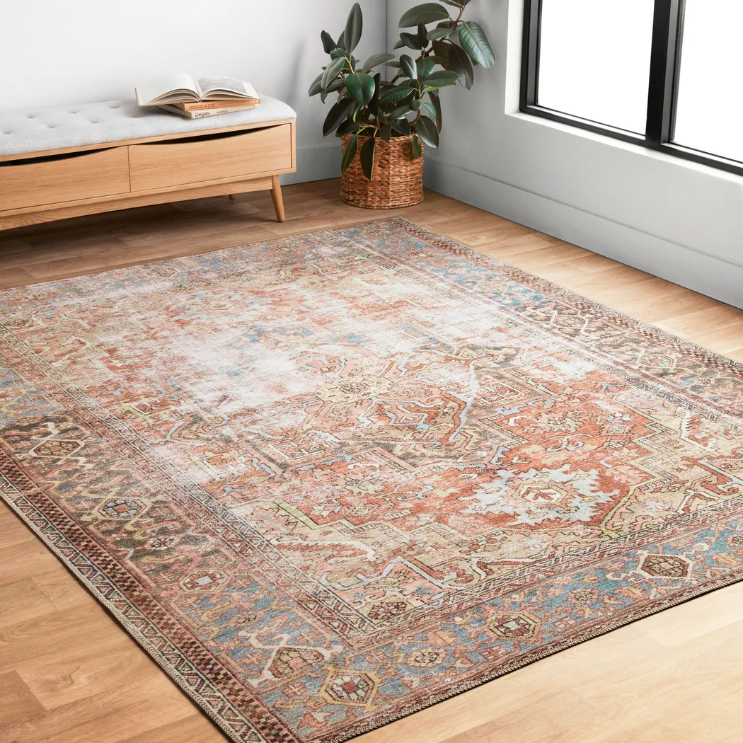 Kayin Terracotta 7'6 x 9'6 Rug - Thumbnail - Image 4