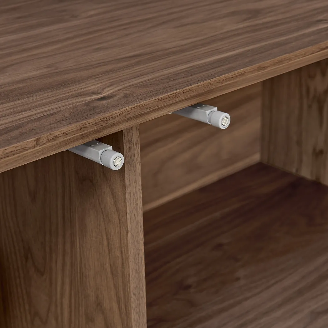 Kayla Walnut 85in. Console - Thumbnail - Image 5