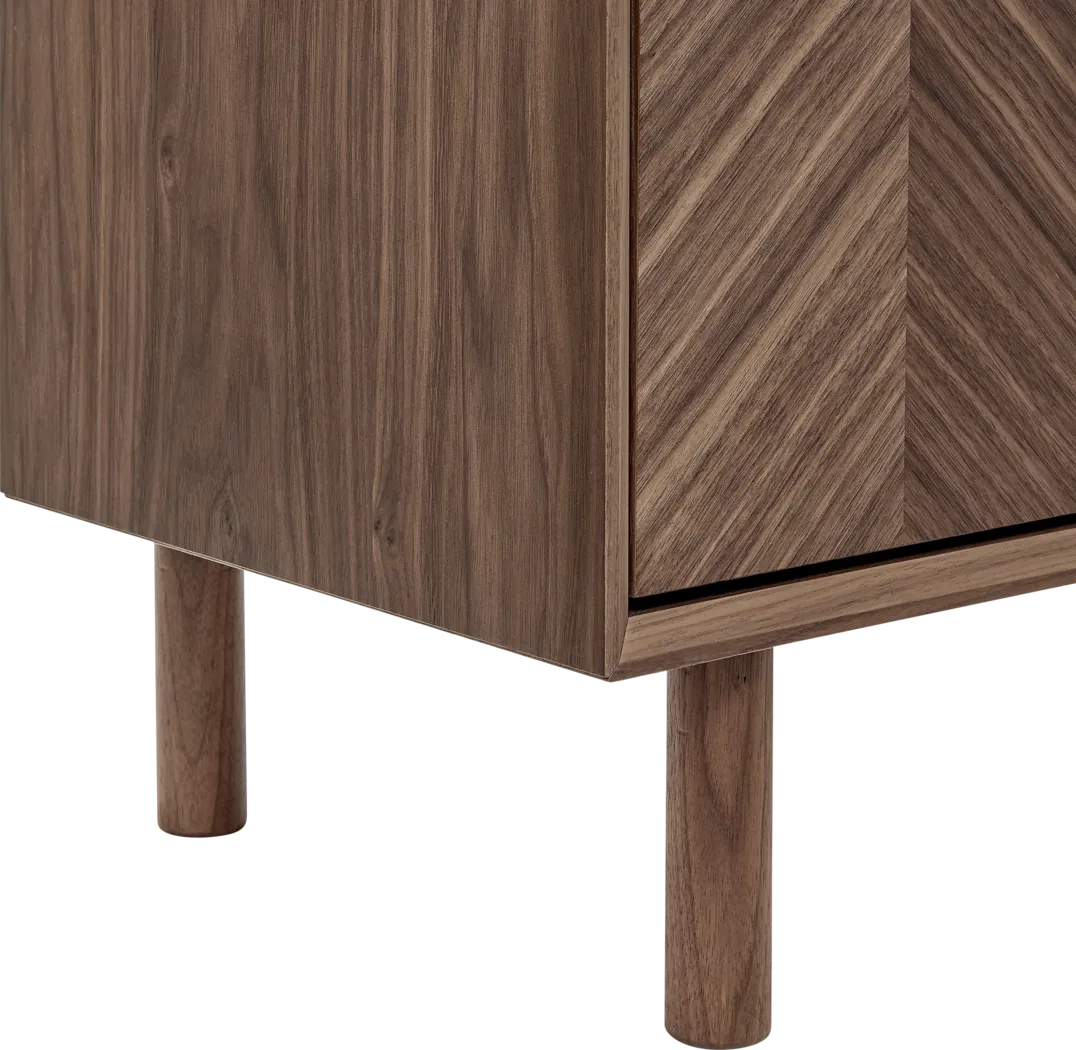 Kayla Walnut 85in. Console - Thumbnail - Image 6