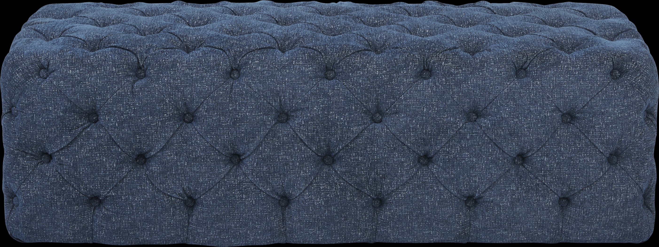 Kaylee Blue Cocktail Ottoman - Thumbnail - Image 2