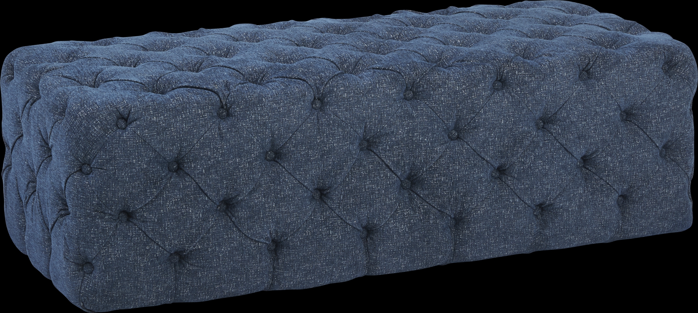 Kaylee Blue Cocktail Ottoman - Thumbnail - Image 1