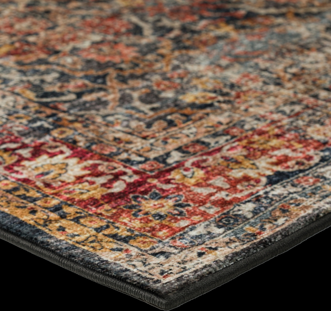 Kaypon Black/Multi 5' x 8' Rug - Thumbnail - Image 3