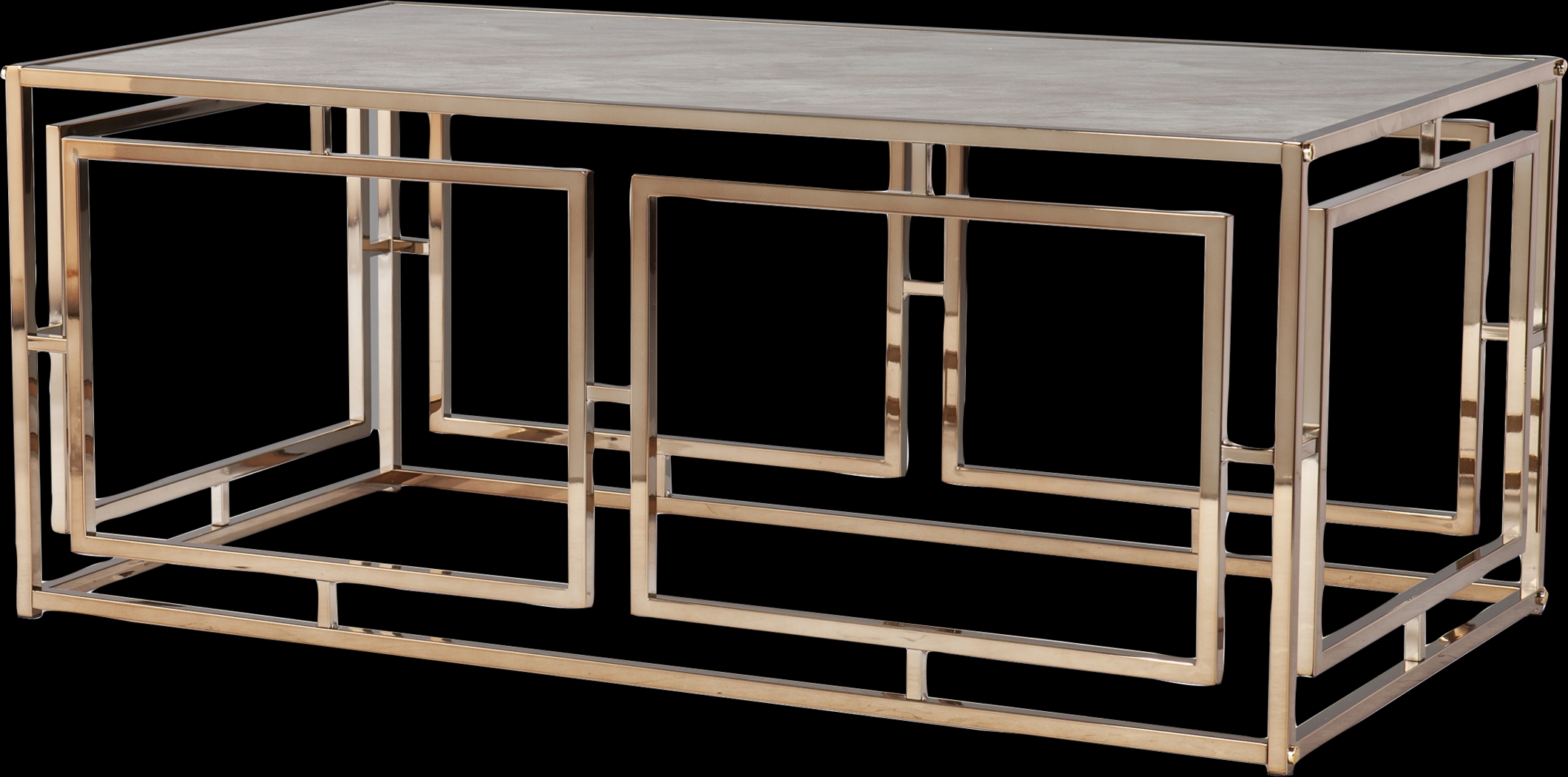 Kayview Gold Cocktail Table - Thumbnail - Image 1