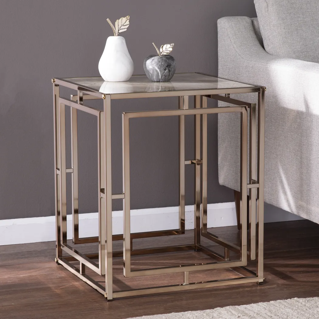 Kayview Gold End Table - Image 5