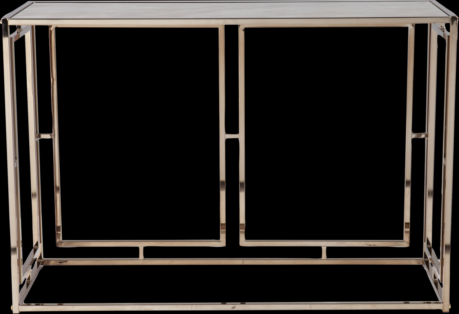 Kayview Gold Sofa Table - Thumbnail - Image 2