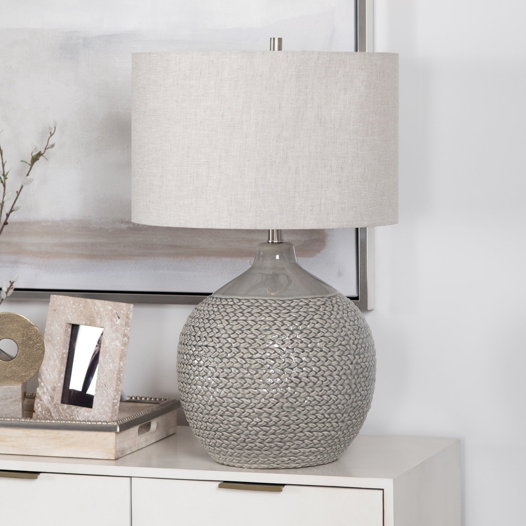 Kaywood Cay Gray Lamp - Thumbnail - Image 3