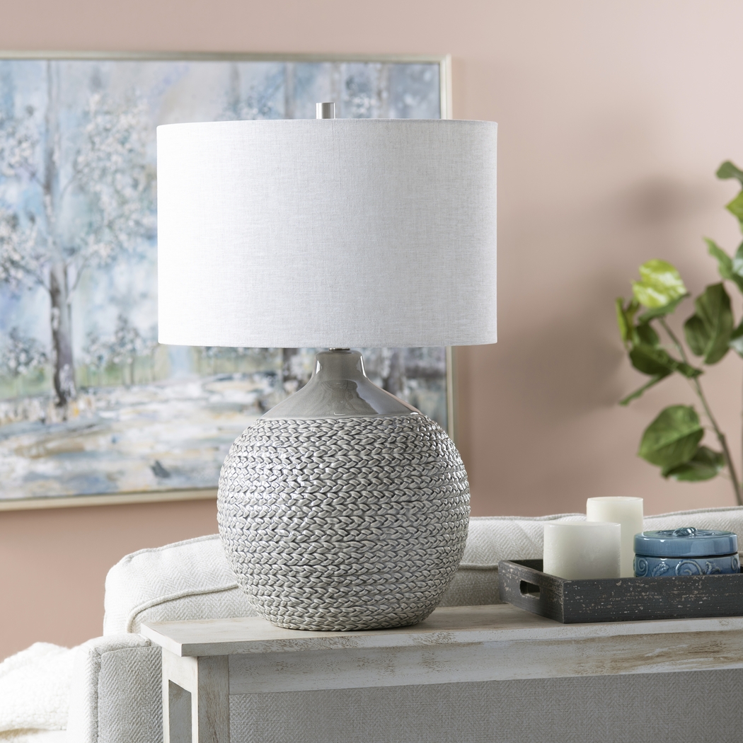 Kaywood Cay Gray Lamp - Thumbnail - Image 4