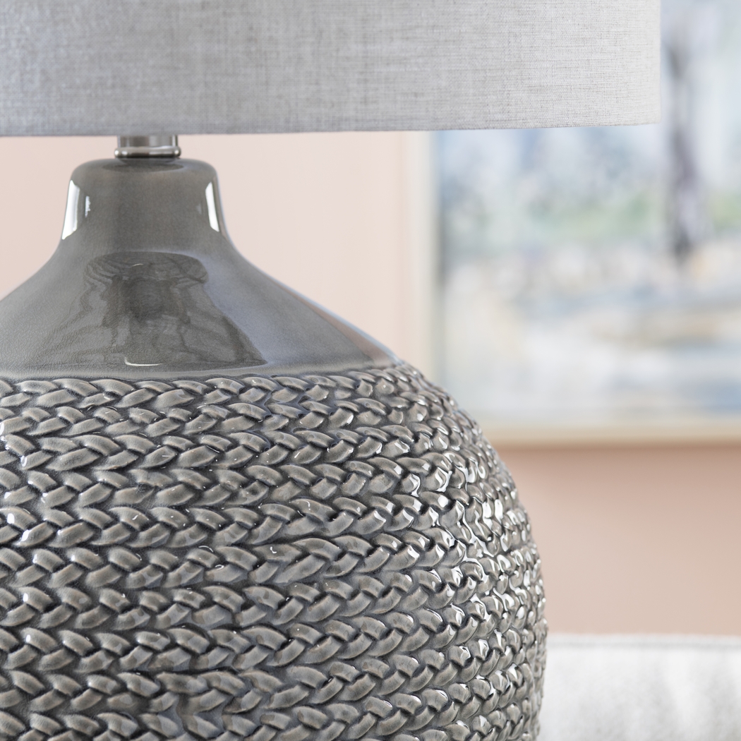 Kaywood Cay Gray Lamp - Thumbnail - Image 6
