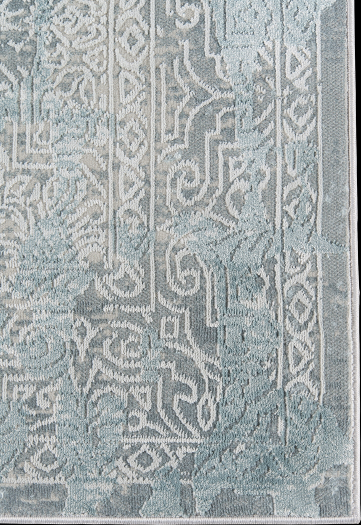 Kaze Ice Blue 5'1 x 7'7 Rug - Thumbnail - Image 5