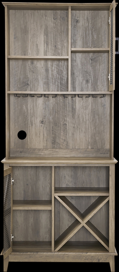 Kazia Brown Bar Cabinet - Thumbnail - Image 3