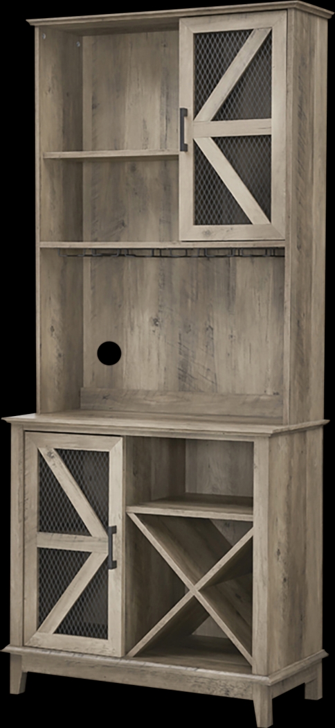 Kazia Brown Bar Cabinet - Thumbnail - Image 4