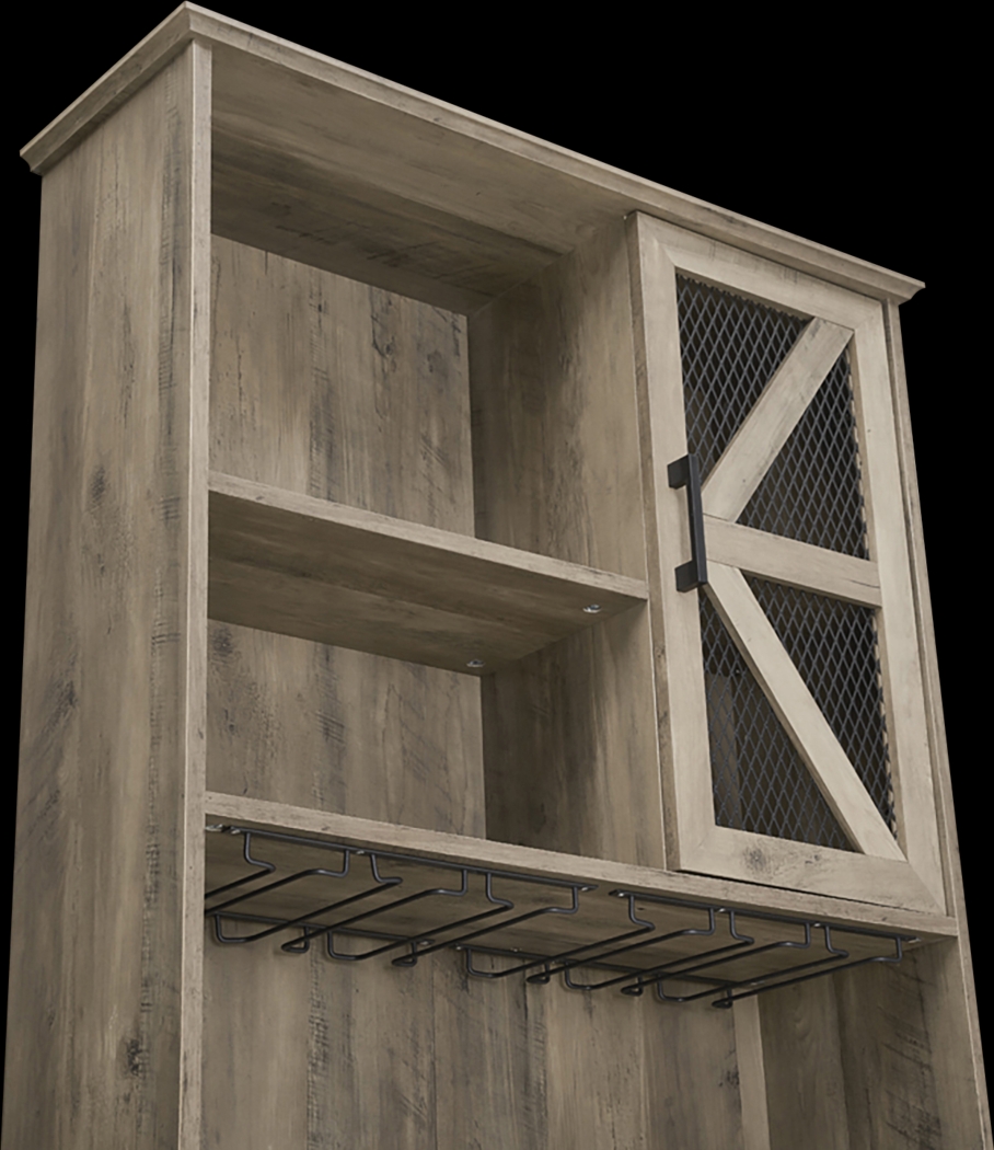 Kazia Brown Bar Cabinet - Thumbnail - Image 6