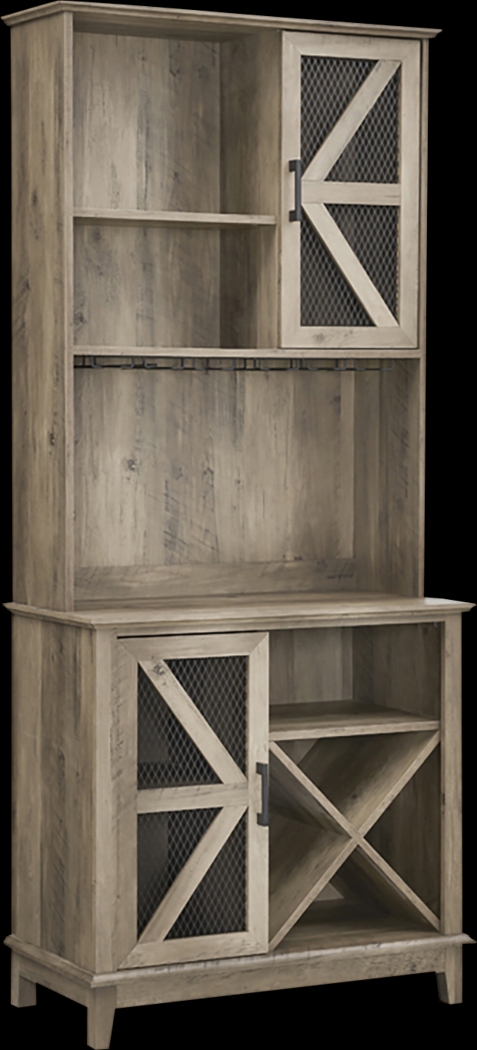 Kazia Brown Bar Cabinet - Thumbnail - Image 1