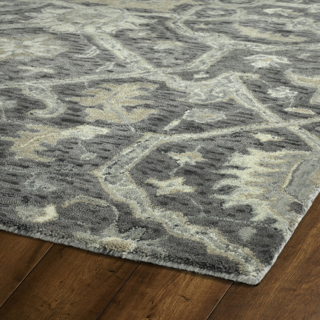 Kazko Gray 5' x 7'9 Rug - Thumbnail - Image 4