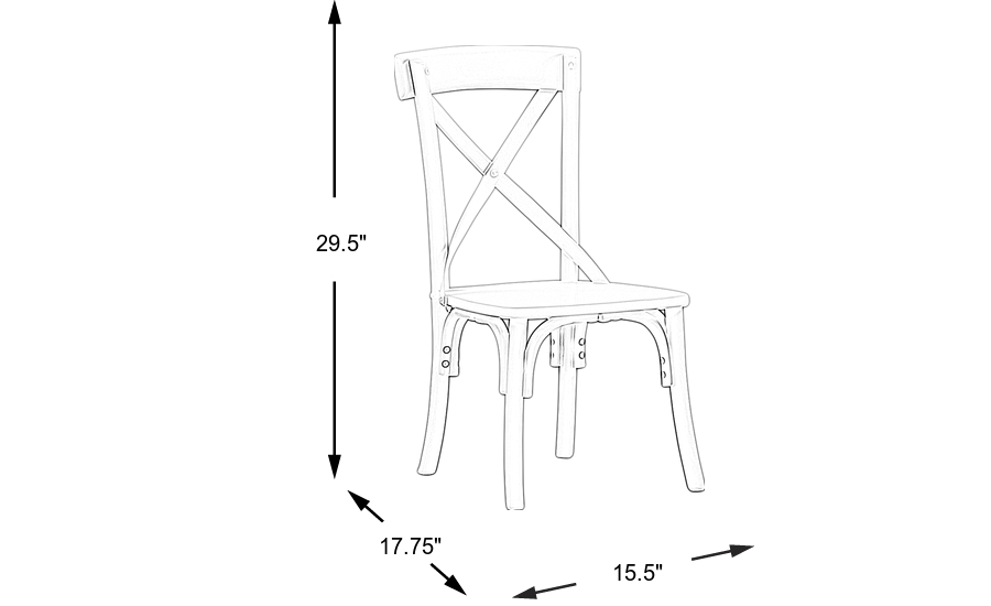Dimension Image. Please refer to the Dimension Tab on this page for dimension details.