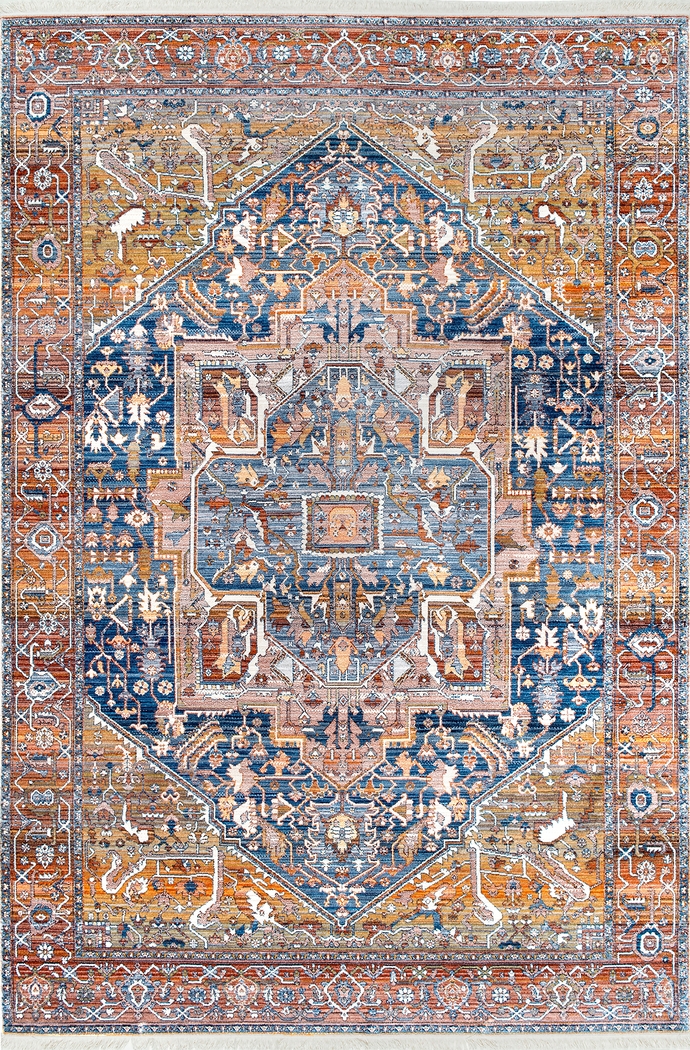 Keanan Rust 8' x 10' Rug - Thumbnail - Image 1