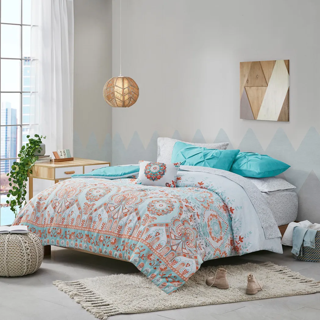 Kearney Blue Full Comforter Set - Thumbnail - Image 11