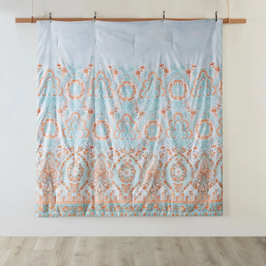 Kearney Blue Full Comforter Set - Thumbnail - Image 9