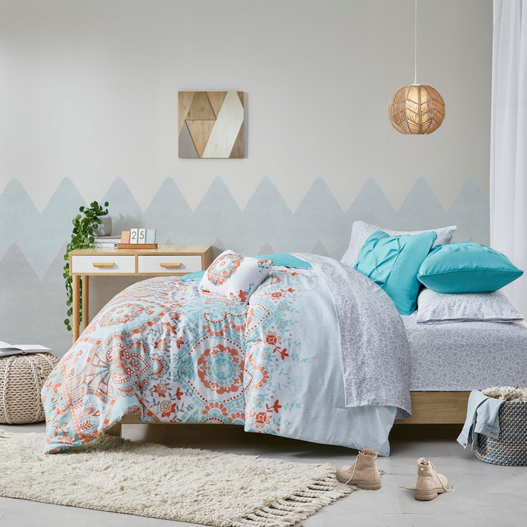 Kearney Blue Twin XL Comforter Set - Thumbnail - Image 15