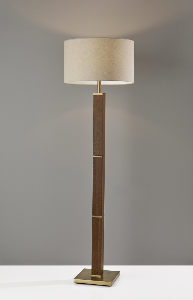 Kearns Cove Brass Floor Lamp - Thumbnail - Image 2