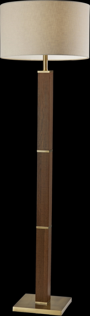 Kearns Cove Brass Floor Lamp - Thumbnail - Image 1