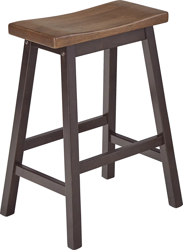 Keasey Brown Counter Stool, Set of 2 - Thumbnail - Image 2