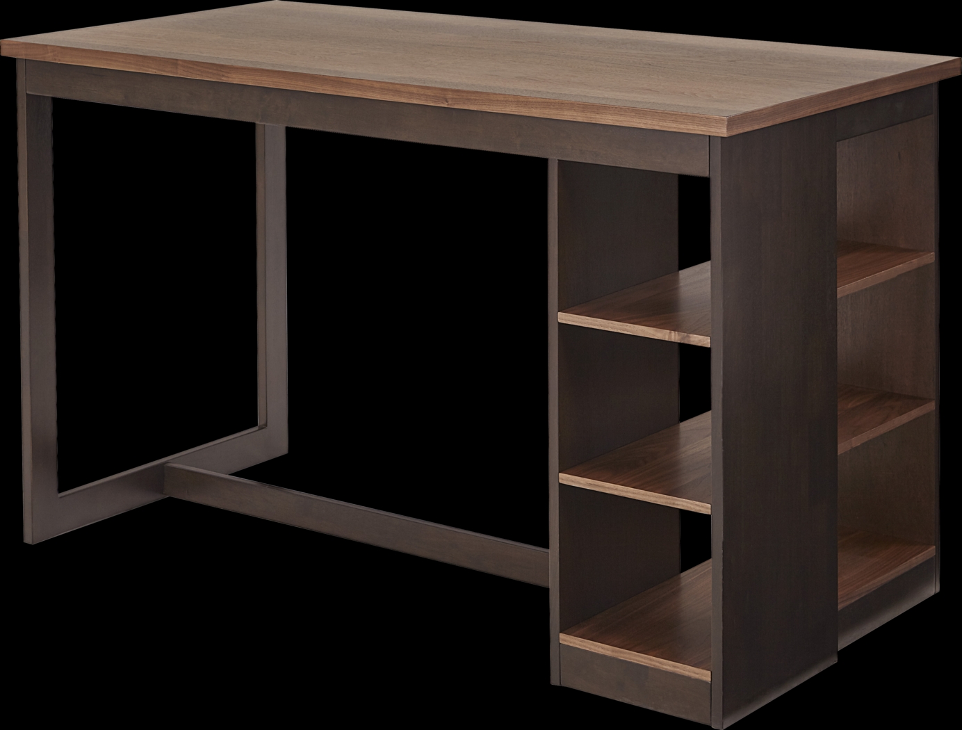 Keasey Brown Counter Table - Thumbnail - Image 1