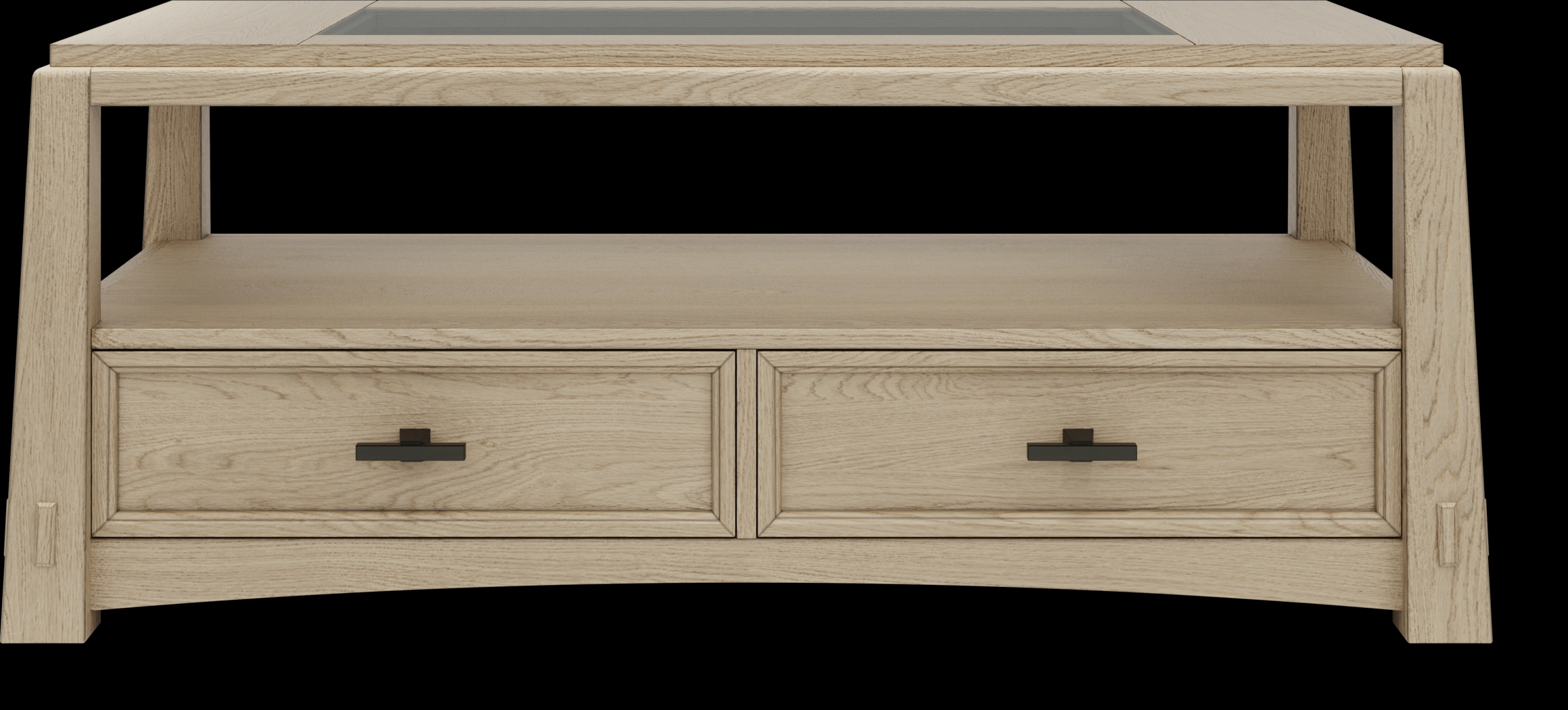 Keaton Natural Cocktail Table - Thumbnail - Image 2